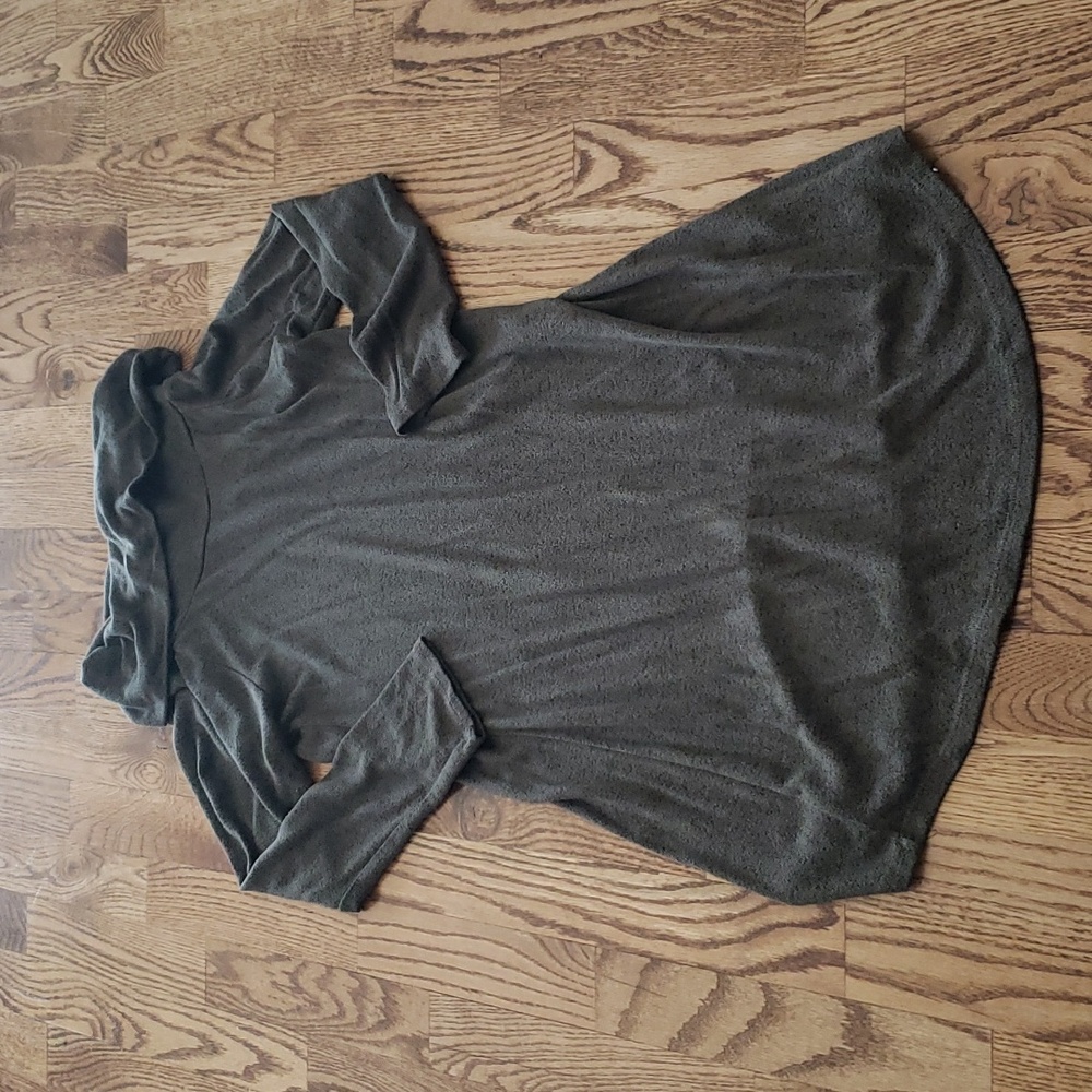 (S) Vanity Soft Turtleneck Sweater Dress Cottagecore Warm Cabin Nordic